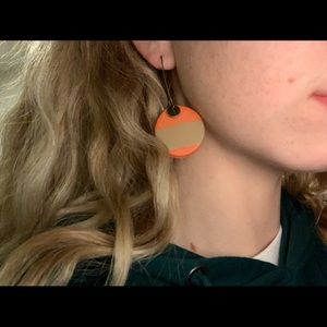 Handmade clay earrings